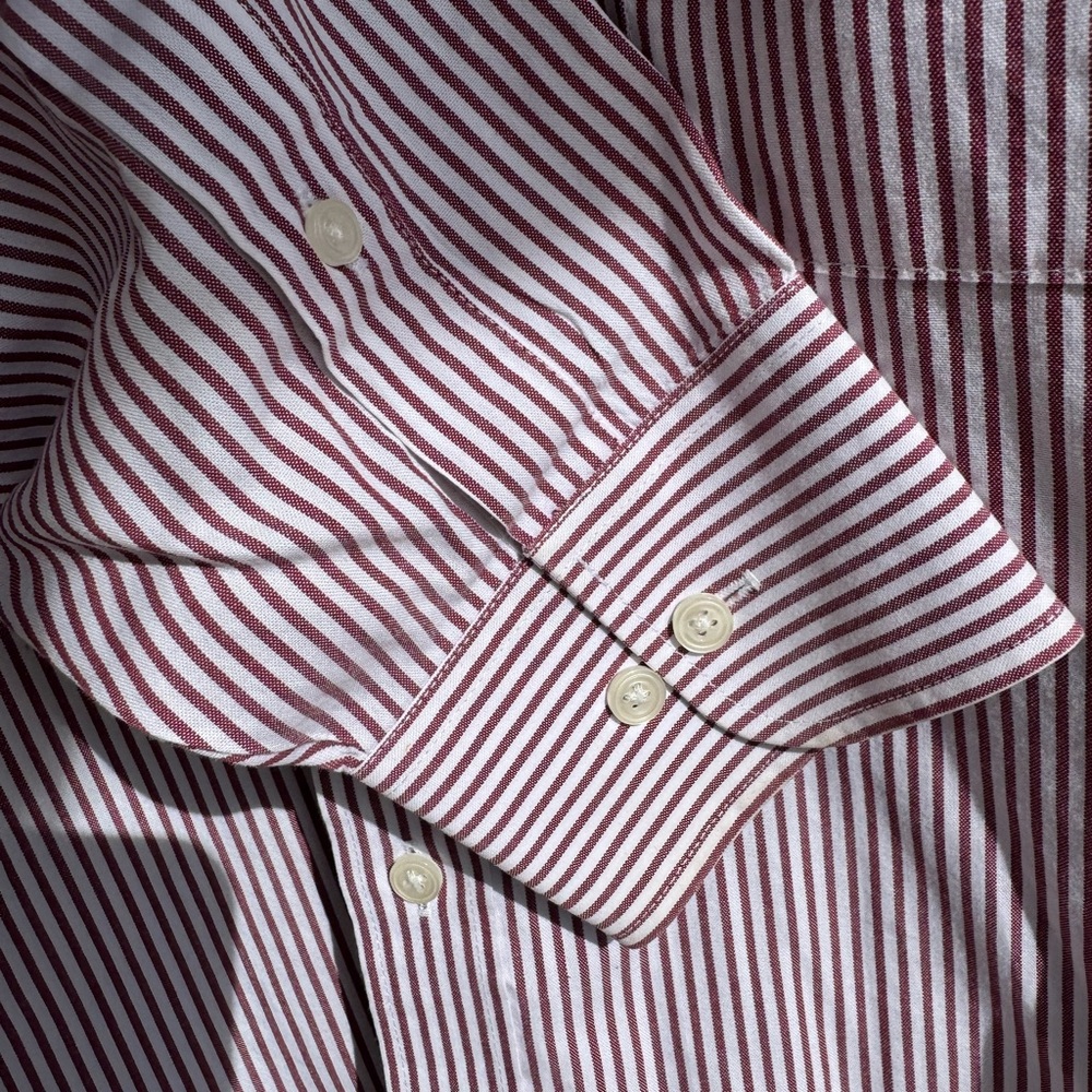 Geoffrey Beene Men's Striped Button-Down Shirt - Picture 6 of 6